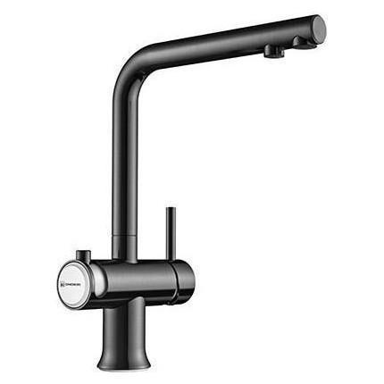 Смеситель для кухни Omoikiri Hotaru-GM-WH 4994053, вороненая сталь/белый - фото 