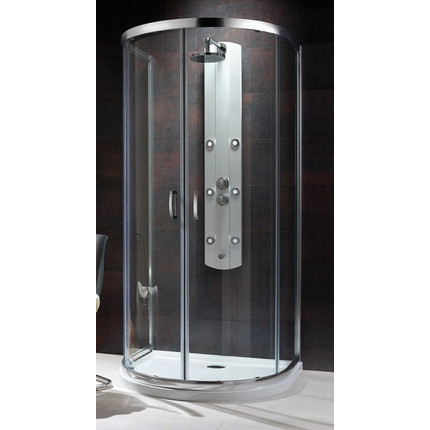 Душевое ограждение Radaway Premium Plus P 100х90х190 см, хром/коричневое - фото 