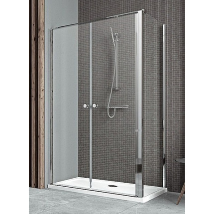 Душевое ограждение Radaway EOS II DWD+S1 120х80 см L/R, хром/прозрачное - фото 