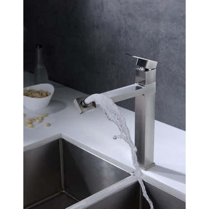 Смеситель для кухни Oulin OL-8015, сатин - фото 5