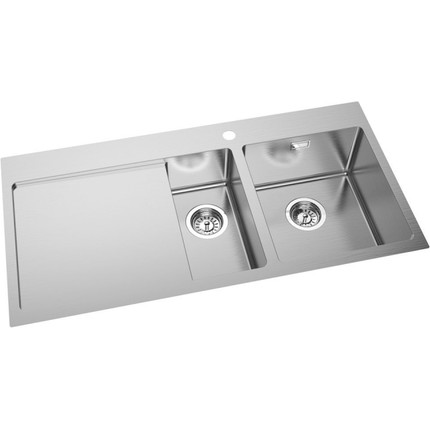 Кухонная мойка Oulin OL-FTR201R 1,2 мм, нержавеющая сталь - фото 