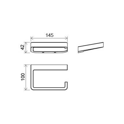 Держатель для туалетной бумаги TD 400 Ravak 10° X07P329 - фото 2