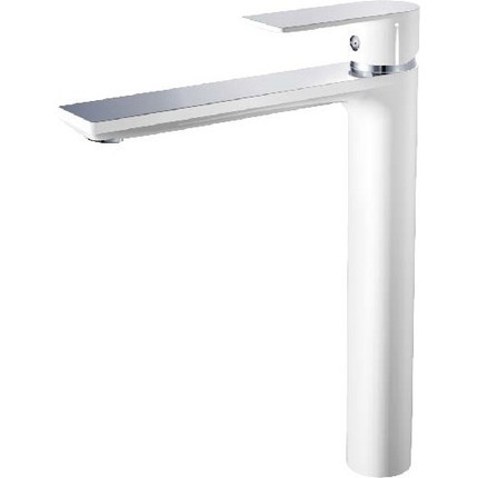 Смеситель для раковины высокий Haiba HB11505-8, белый/хром - фото 