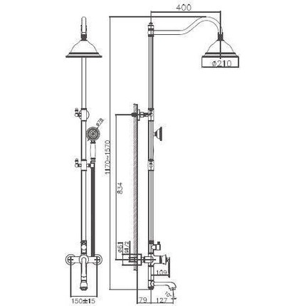 Душевая стойка Haiba HB24181 - фото 5