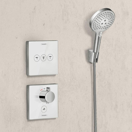Переключатель потоков на три потребителя Hansgrohe Shower Select 15764000 - фото 2