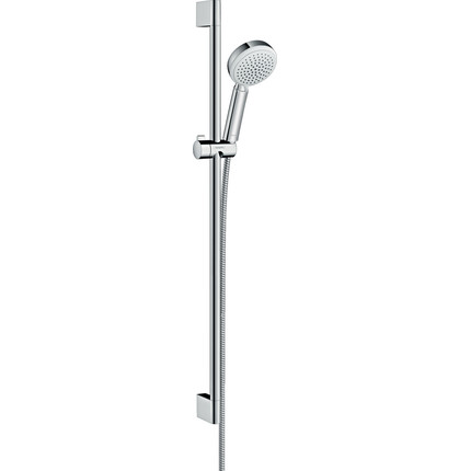 Душевой гарнитур Hansgrohe Crometta 100 Vario 26657400 со штангой 90 см, белый/хром - фото 