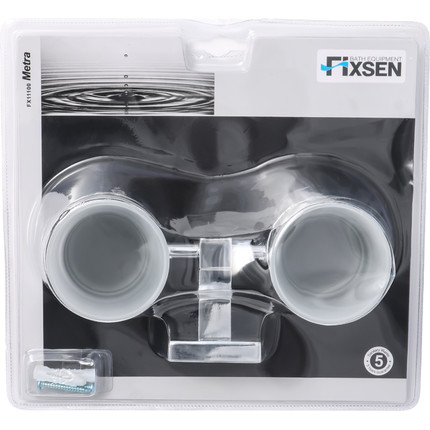 Стакан двойной Fixsen Metra FX-11107 - фото 2