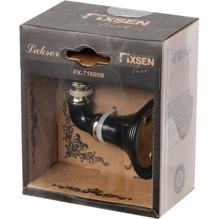 Крючок Fixsen Luksor FX-71605B, цвет черный - фото 2