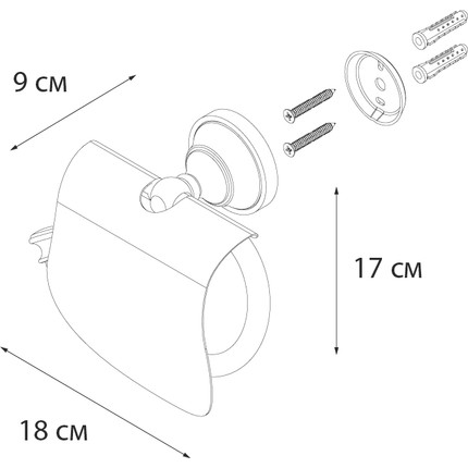 Держатель для туалетной бумаги Fixsen Bogema FX-78510 - фото 3