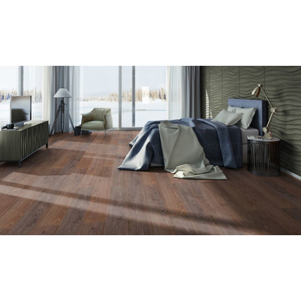 Ламинат Tarkett Estetica Oak Natur Dark Brown 194x1292 мм 504015032, эффект массива - фото 3