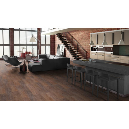 Ламинат Tarkett Estetica Oak Natur Dark Brown 194x1292 мм 504015032, эффект массива - фото 5