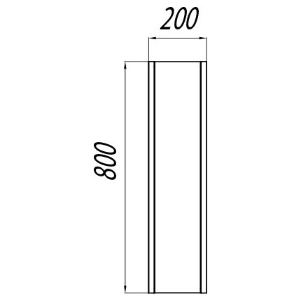 Модуль подвесной Акватон Брук 20 см 1A201003BCDF0, белый/дуб феррара - фото 2