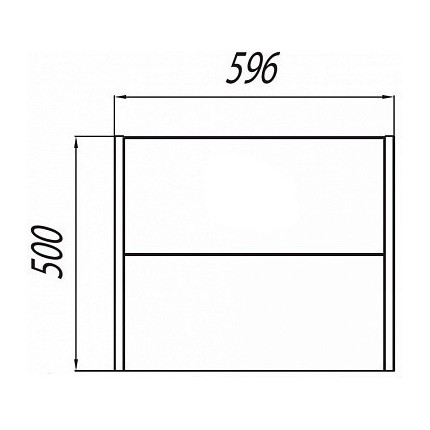 Тумба подвесная со столешницей Акватон Брук 60 см 1A201901BCDL0, белый/дуб латте - фото 8