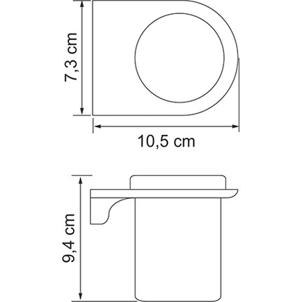 Стакан для зубных щеток WasserKraft Kammel K-8328 - фото 4