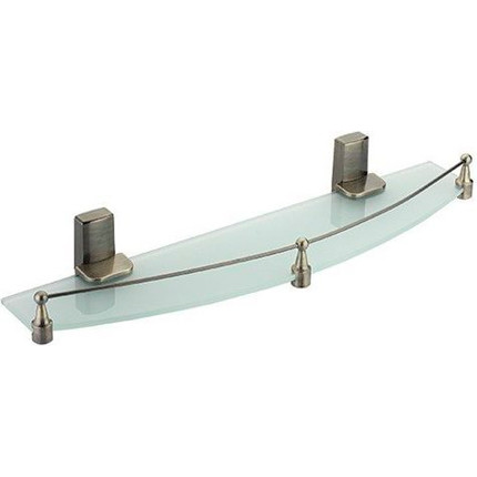 Полка стеклянная WasserKraft Exter K-5244 50 см, цвет светлая бронза - фото 