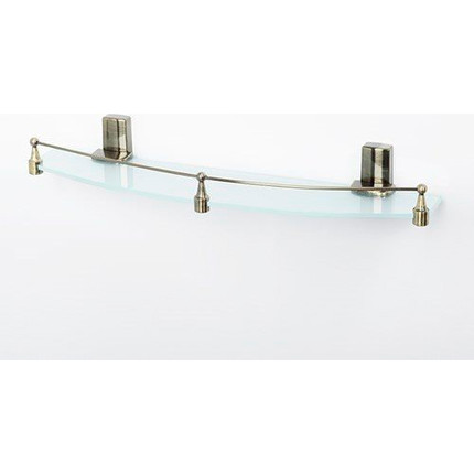 Полка стеклянная WasserKraft Exter K-5244 50 см, цвет светлая бронза - фото 2