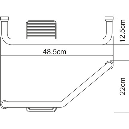 Поручень с мыльницей WasserKraft K-1077Left - фото 4