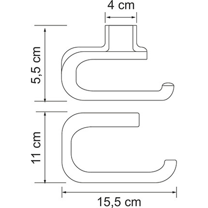 Держатель для туалетной бумаги WasserKraft Kammel K-8396 - фото 5