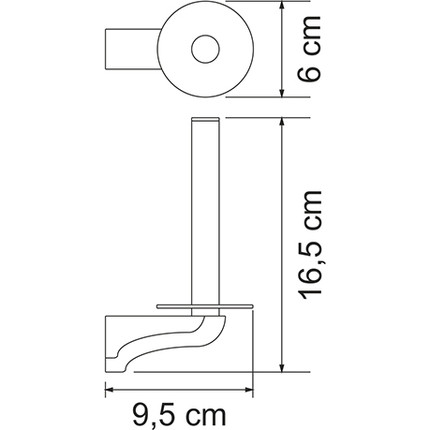 Держатель для туалетной бумаги WasserKraft Kammel K-8397 - фото, картинка 4 Держатель для туалетной бумаги WasserKraft Kammel K-8397 - фото 4