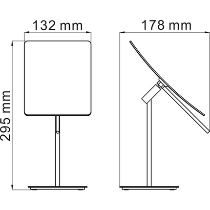 Зеркало косметическое настольное WasserKraft K-1006 - фото 4