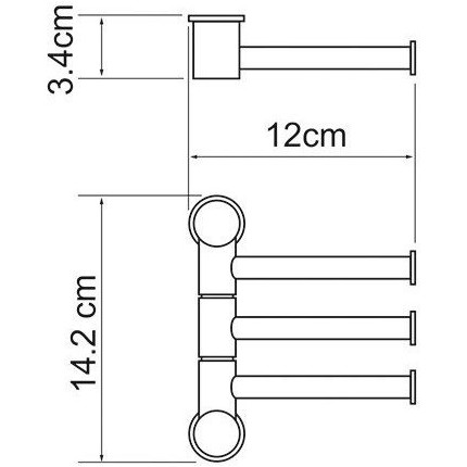 Полотенцедержатель WasserKraft K-1053 - фото 5