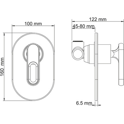 Смеситель для душа WasserKraft Kammel 1851 - фото 5