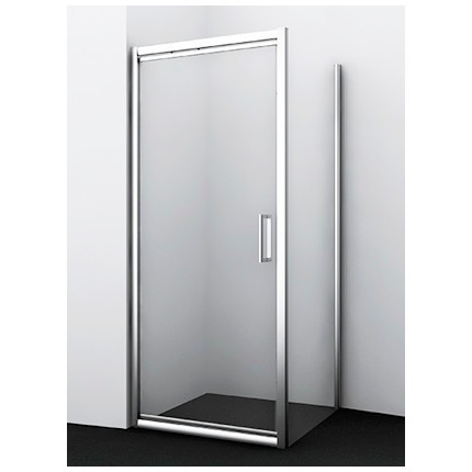 Душевое ограждение WasserKraft Salm 100х80 см 27I17, хром/прозрачное - фото 