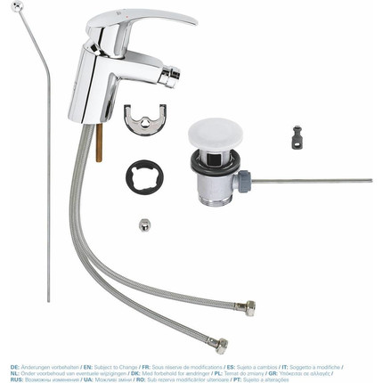 Смеситель для биде Grohe Eurosmart 32929002 - фото, картинка 4 Смеситель для биде Grohe Eurosmart 32929002 - фото 4