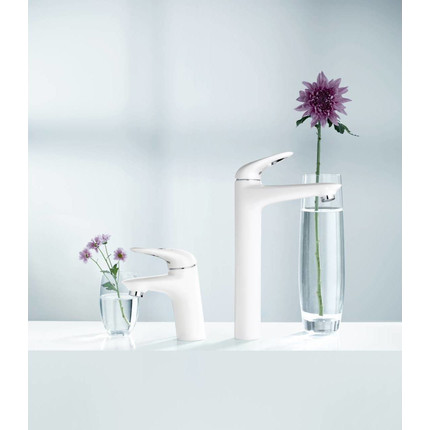 Смеситель для раковины высокий Grohe Eurostyle 23570LS3, белая луна - фото 4