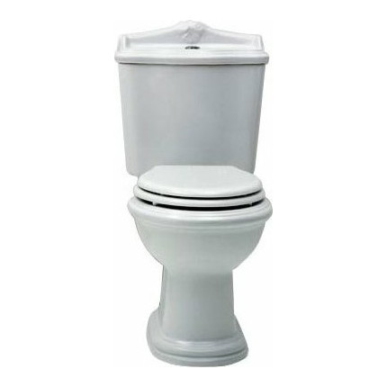 Унитаз-компакт Azzurra Jubilaeum JUVCMP000000BI с крышкой микролифт - фото 