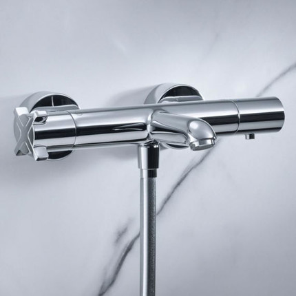 Смеситель для ванны с термостатом Axor Citterio E 36140000 - фото 2