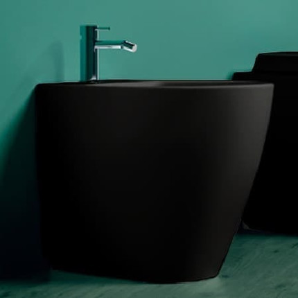 Биде напольное Simas Lft Spazio LFT21 nero*1 - фото 