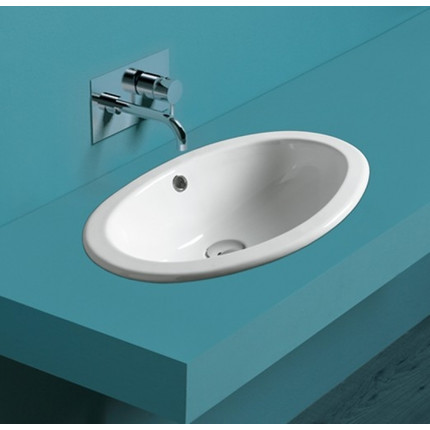 Раковина врезная на столешницу Simas Top e lavabi d'arredo 55 см S50P bi - фото 2