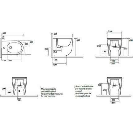 Биде напольное Kerasan Nolita 532001*1 - фото 8