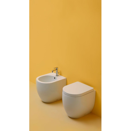 Унитаз приставной Kerasan Flo 311801bi, глубина 560 мм - фото 4