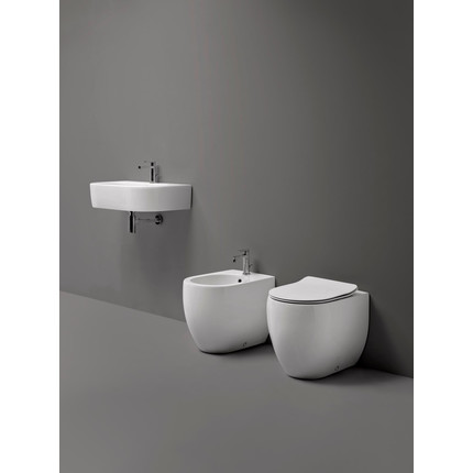 Унитаз приставной Kerasan Flo 311801bi, глубина 560 мм - фото 8