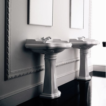 Раковина с пьедесталом Kerasan Retro 75 см 104701*1 - фото 3