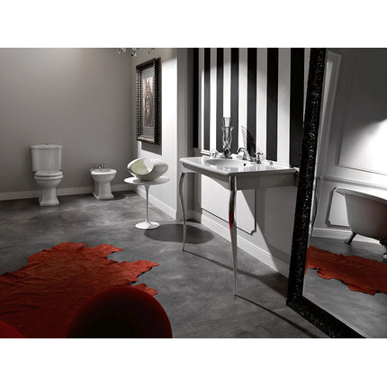 Раковина на ножках Kerasan Retro 100 см 1049K0 bi*1 cr legs - фото 2