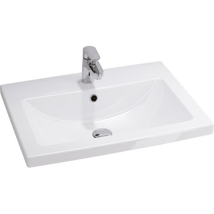 Раковина врезная на столешницу Cersanit Como 60 см UM-COM60/1 - фото 