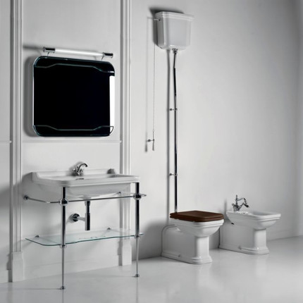 Раковина с консолью Kerasan Waldorf 100 см 4142K1bi/cr*1 - фото, картинка 7 Раковина с консолью Kerasan Waldorf 100 см 4142K1bi/cr*1 - фото 7