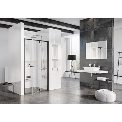 Душевая дверь Ravak Pivot PDOP2 110 см 03GD0300Z1 чёрный/прозрачное - фото 2