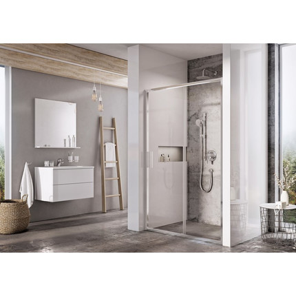 Душевая дверь Ravak Blix Slim BLSDP2 100 см X0PMA0C00Z1 алюминий/прозрачное - фото 3