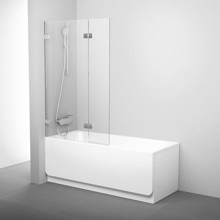 Шторка для ванны Ravak BVS2 100 см 7ULA0A00Z1 L хром/прозрачное - фото 