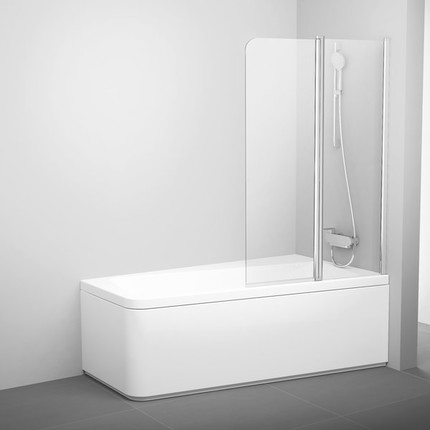 Шторка для ванны Ravak 10° 10CVS 100 см 7QRA0103Z1 R белый/прозрачное - фото 