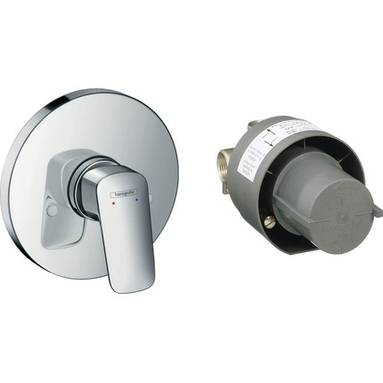 Набор для душа Hansgrohe Logis 71666000 (внешняя + скрытая часть) - фото 