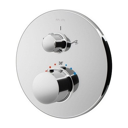 Смеситель для ванны с термостатом AM.PM Like F100100/F8085500 - фото 