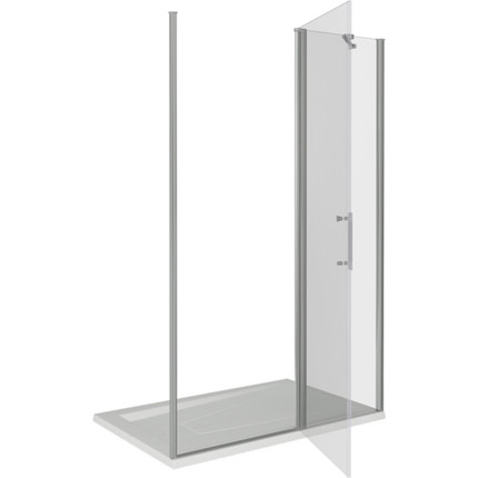 Душевая дверь Bas Mokka WTW-120-C-WE 120 см алюминий/прозрачное - фото 7