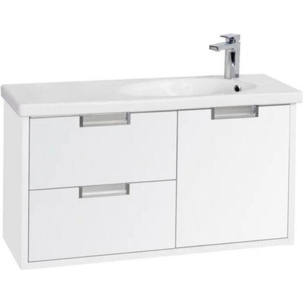 Тумба подвесная с раковиной Roca Etna 100 см 857302806, белый - фото 