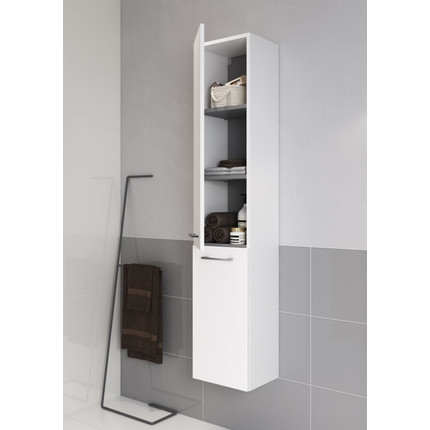 Пенал подвесной Cersanit Lara 30 см SB-SL-LAR/Wh, универсальный, белый - фото 4