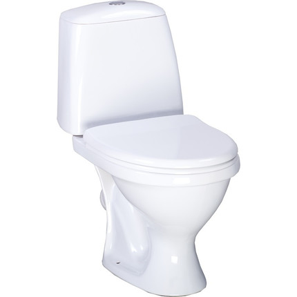 Унитаз-компакт Santeri Соната 1.P201.2.S00.00B.F с крышкой полипропилен - фото 